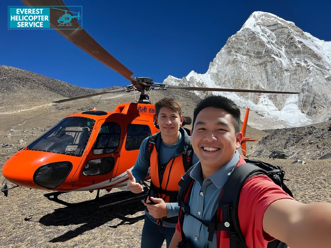 everest helicopter pick up and drop off