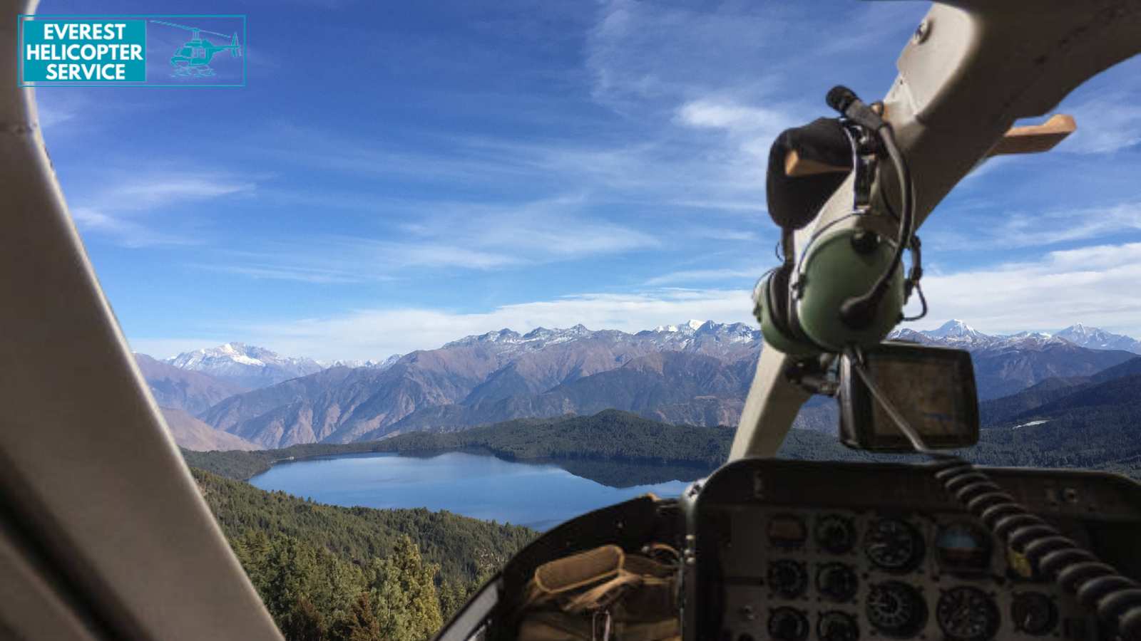 Rara Lake as seen from Helicopter
