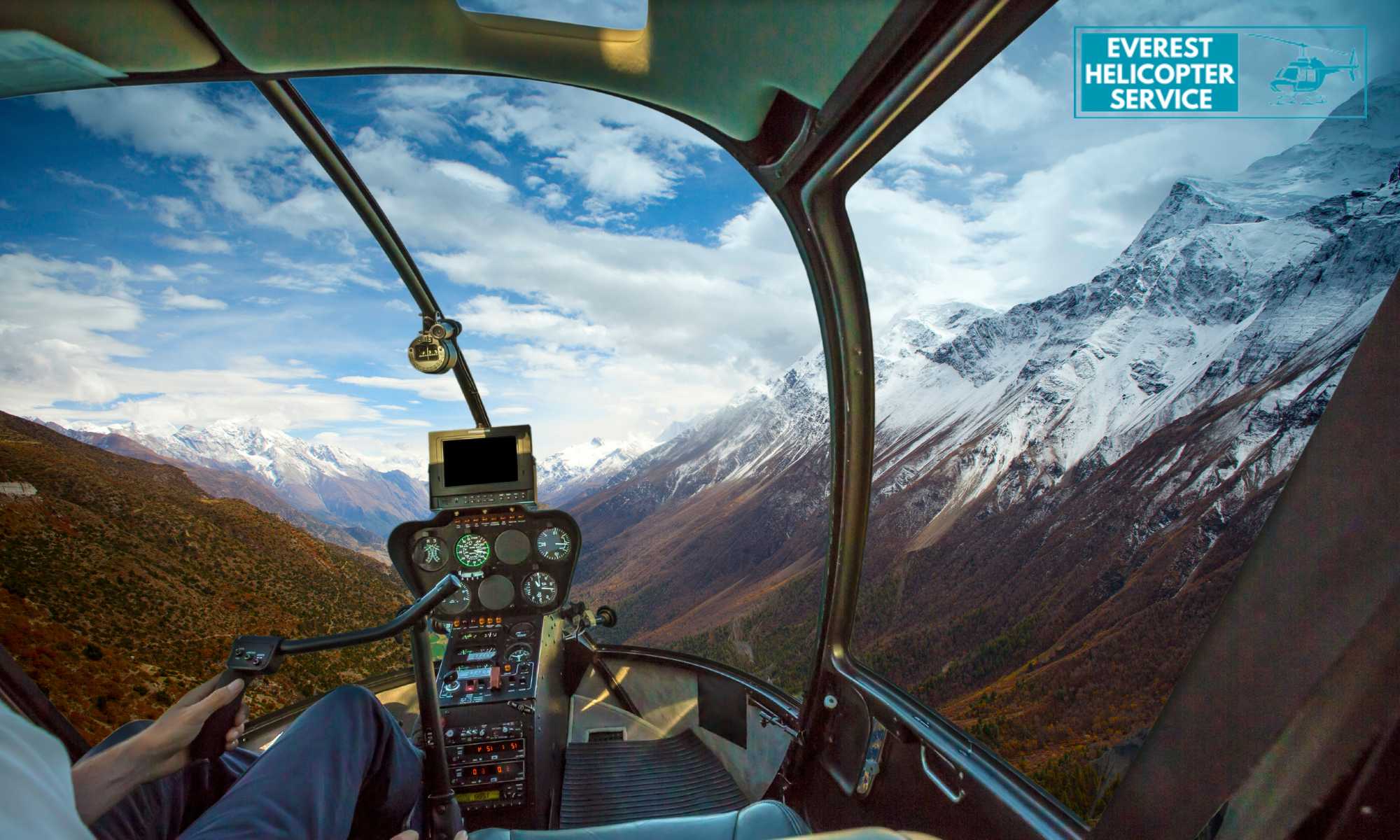 Seen of Mountain and surrounding during Tilicho Lake Helicopter Tour