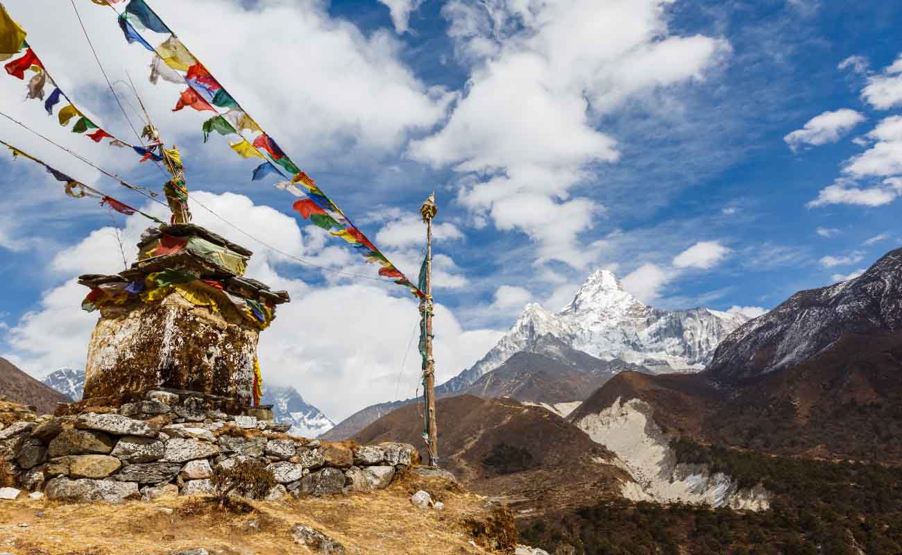 Image of Monument during Everest Base Camp Trek with Helicopter Return