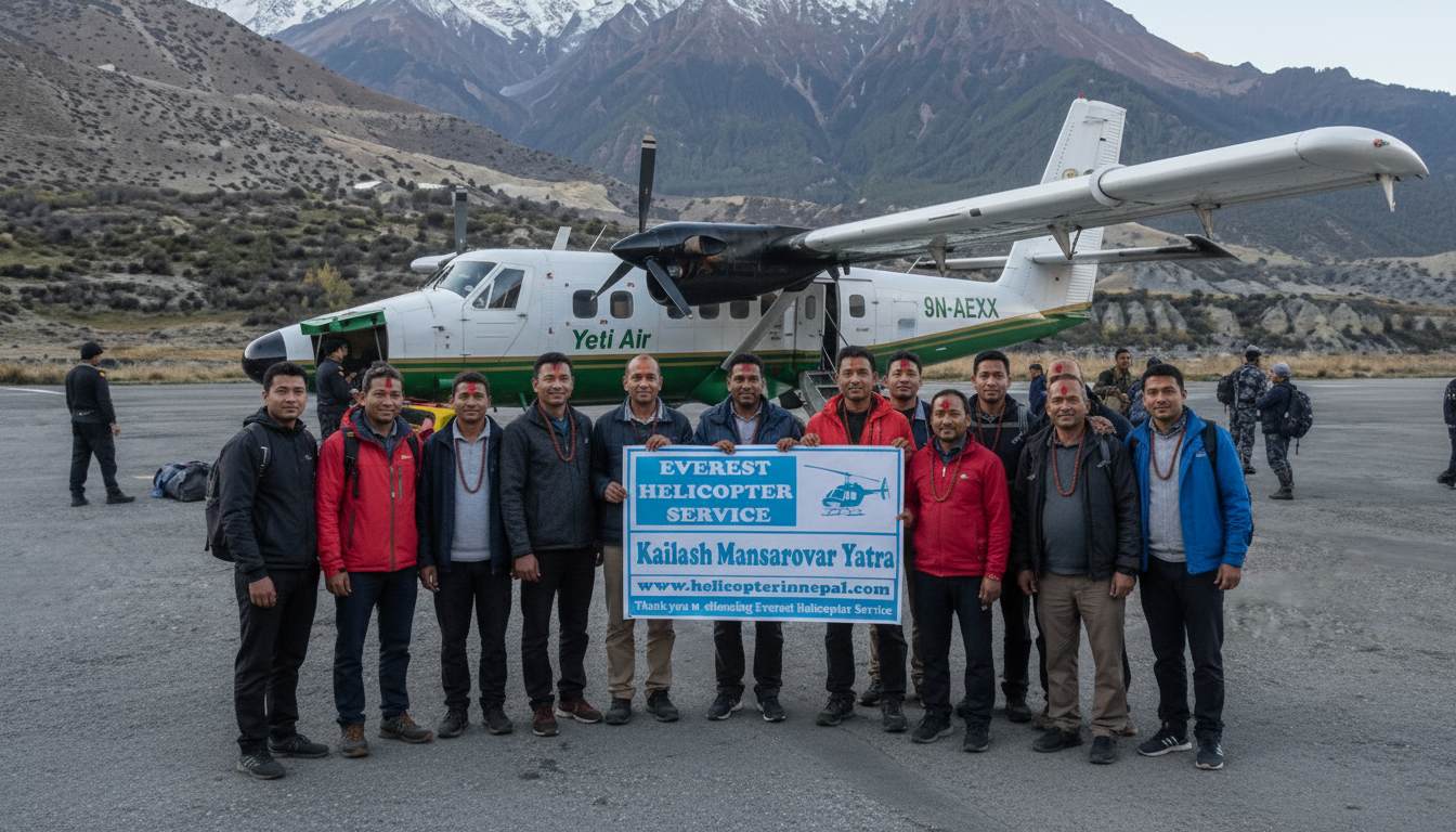 Guest flying from Nepalgunj to Simikot: Kailash Mansarovar Yatra by Helicopter from Kathmandu