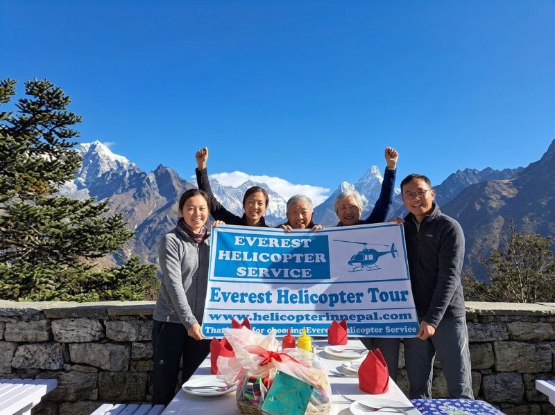 Everest Helicopter Tour with Stay at Hotel Everest View