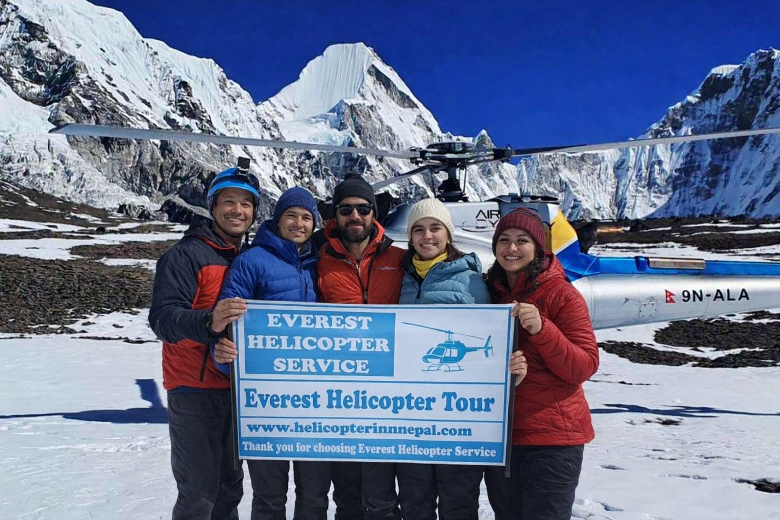 Everest Base Camp to Kathmandu Helicopter Flight