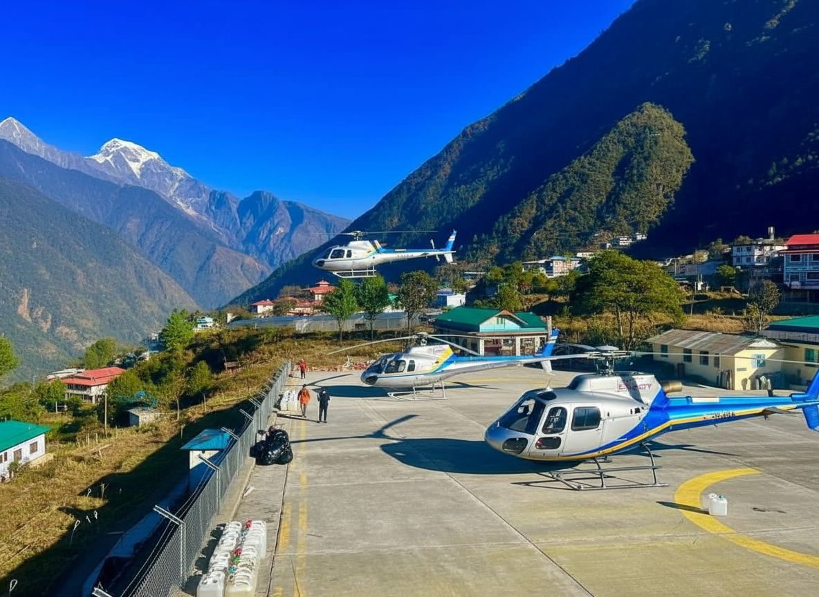 Kathmandu to Lukla Helicopter Flight