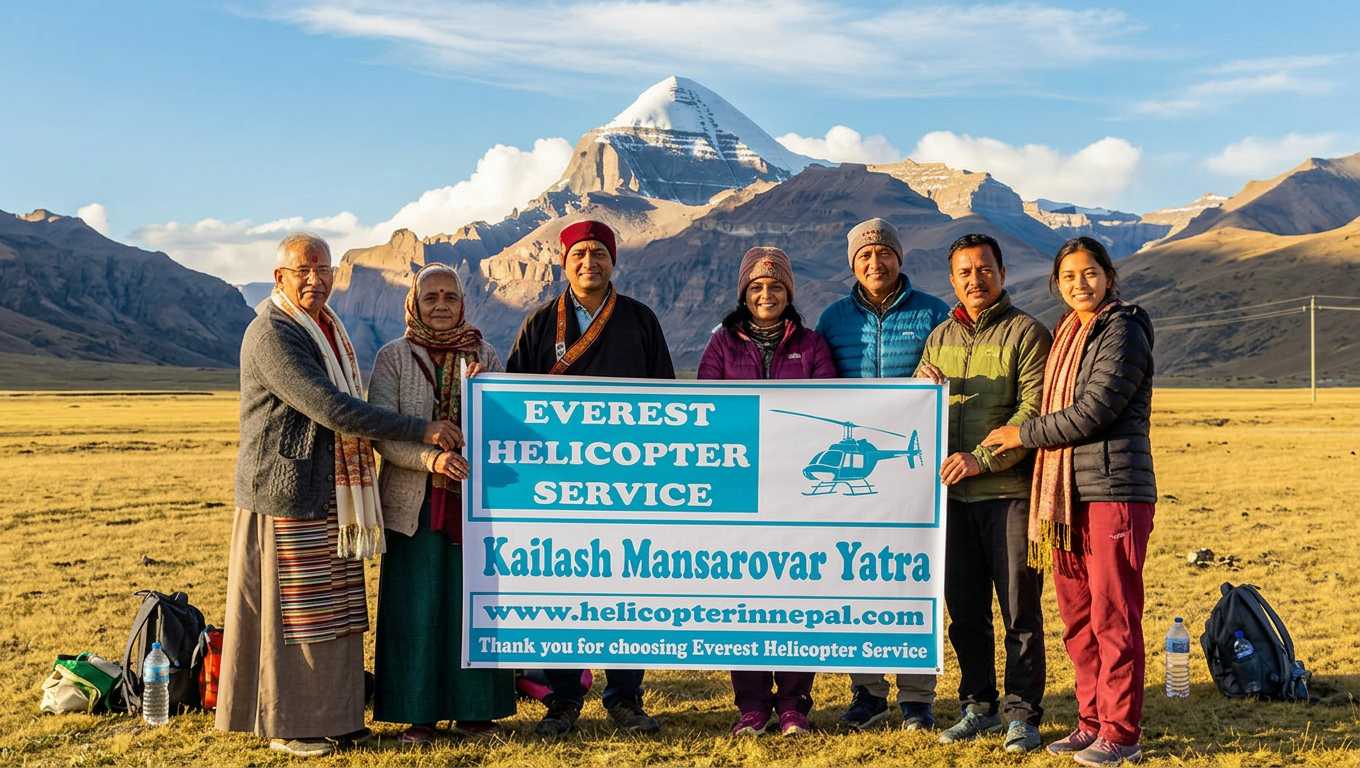 Kailash Mansarovar Yatra by Helicopter from Kathmandu