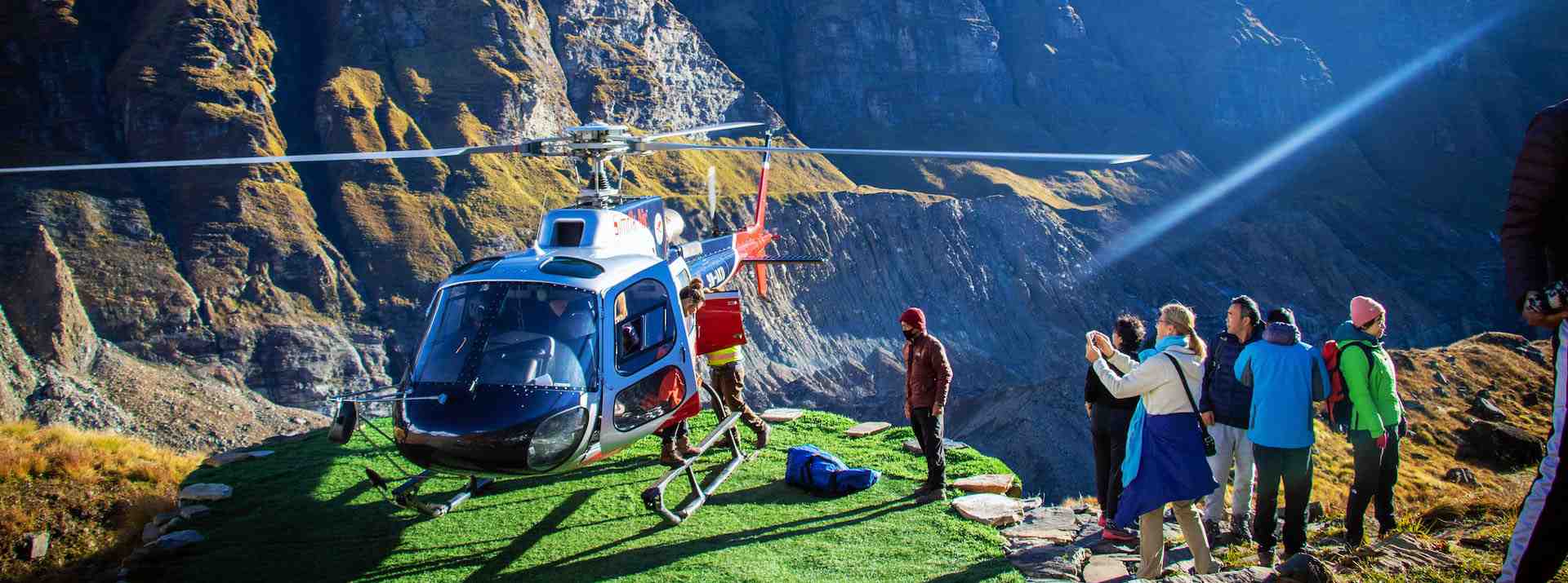 helicopter tours in nepal
